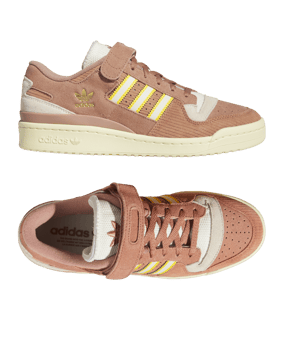 adidas Originals Forum 84 Low Rosa Weiss Gold - rosa