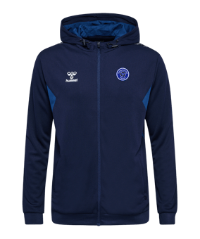Hummel Authentic Pl Kapuzenjacke Blau F7026