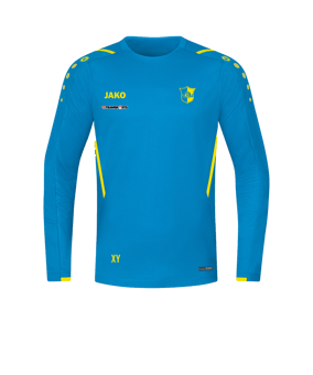 JAKO Challenge Sweatshirt Blau Gelb F443