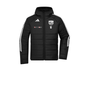 adidas Tiro 24 Winterjacke Kids Schwarz Weiss
