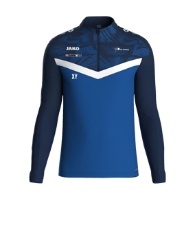 JAKO Iconic HalfZip Sweatshirt Blau F403