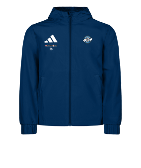 adidas Entrada 26 Regenjacke Dunkelblau