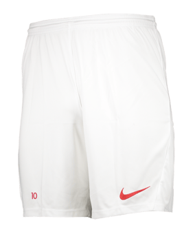 Nike Park III Short Weiss Rot F103