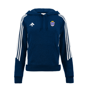 Sweat à capuche adidas Tiro 24 femmes bleu blanc 