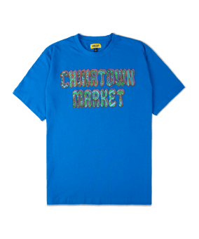 Market Hippie T-Shirt Blau - blau