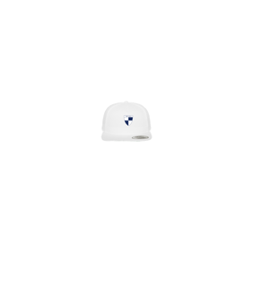 Merch 5 Panel Classic Snapback Cap White Green | logo4c