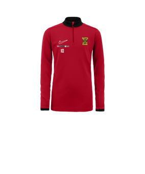 Nike Academy 25 Drill Top Sweatshirt Kids Rot F657