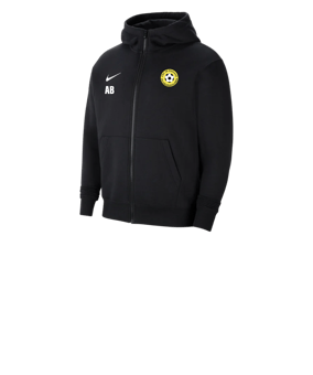 Nike Park 20 Fleece Kapuzenjacke Kids Schwarz F010
