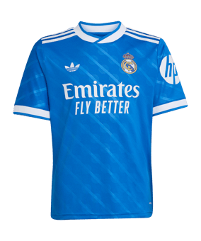 adidas Real Madrid Trikot 3rd 2025/2026 Kids Blau - blau