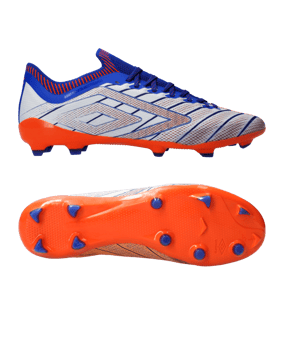 Umbro Velocita Elixir Pro FG Weiss Blau FLUK - weiss