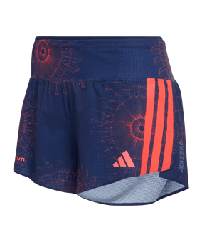 adidas Adizero Labrum Gel Shorts de running Femmes Bleu Foncé - rouge