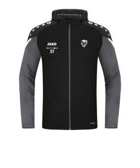 JAKO Performance Kapuzenjacke Schwarz F804