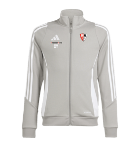 adidas Tiro 24 Trainingsjacke Grau Weiss