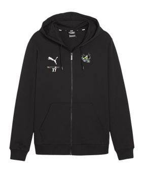 PUMA teamGOAL Casuals Kapuzenjacke Schwarz F03