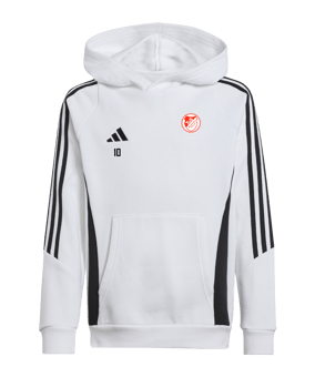 adidas Tiro 24 Hoody Kids Weiss Schwarz