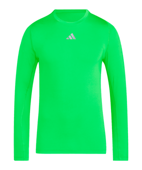 adidas TechFit Longsleeve Grün - gruen