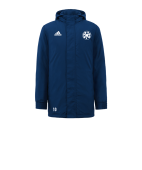 adidas Entrada 22 Stadium Jacke Kids Blau