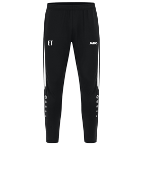 JAKO Power Trainingshose Schwarz Weiss F802