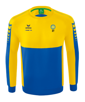 Erima SIX WINGS Sweatshirt Blau Gelb