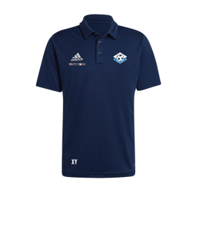 adidas Entrada 22 Poloshirt Blau