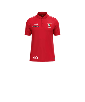 JAKO One Polo Kids Rot F100