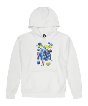 Mister Tee Psychadellic Oversized Hoody Weiß - weiss