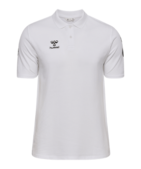 Hummel Go 2.0 Chevron Polo Weiß F9001 - weiss