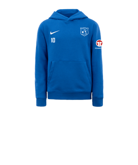 Nike Park 20 Fleece Hoody Kids Blau Weiss F463