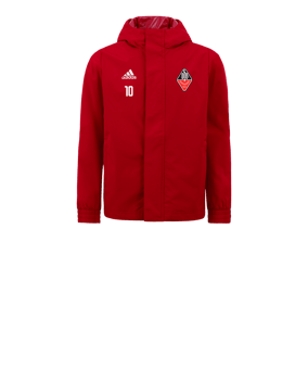 adidas Entrada 22 Allwetterjacke Kids Rot