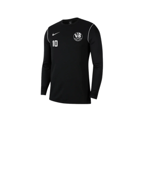 Nike Park 20 Sweatshirt Kids Schwarz Weiss F010