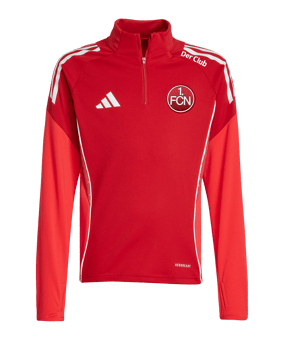 adidas 1. FC Nürnberg Sweatshirt Rot - rot