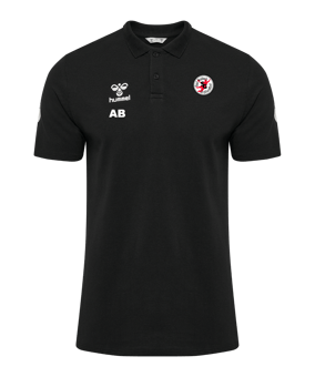 Hummel Go 2.0 Chevron Polo Schwarz F2001