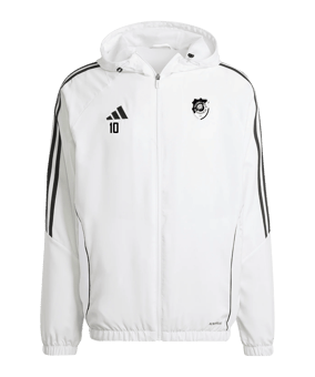 adidas Tiro 24 Windbreaker Kids Weiss Schwarz