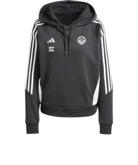 adidas Tiro 24 Hoody Damen Schwarz Weiss