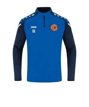 JAKO Performance Ziptop Blau Blau F403
