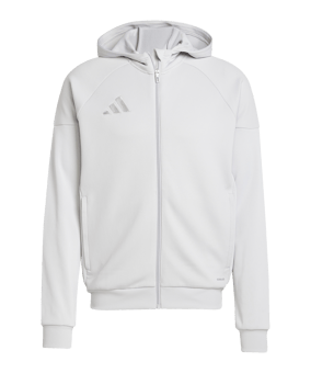 adidas Tiro 25 Travel Kapuzenjacke Grau - grau