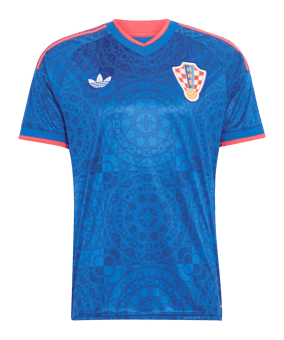 adidas Kroatien Trikot Away 2026 Kids Blau - blau