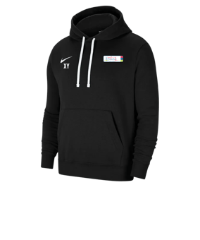 Nike Park 20 Fleece Hoody Schwarz Weiss F010