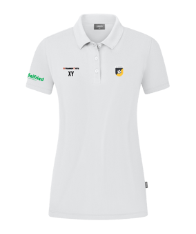 JAKO Organic Stretch Polo Shirt Damen Weiss F000