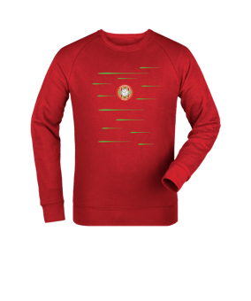 Merch Roller Sweatshirt Red | #lines