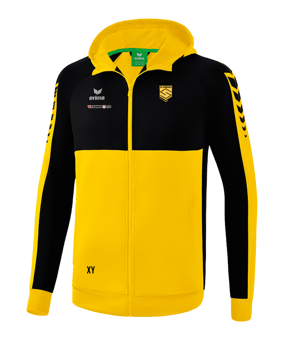 Erima Six Wings Kapuzenjacke Kids Gelb F1032213