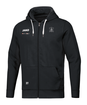 JAKO Base Kapuzenjacke Kids Schwarz F08