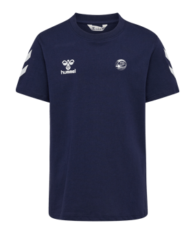 Hummel Go 2.0 Chevron T-Shirt Kids Blau F7026
