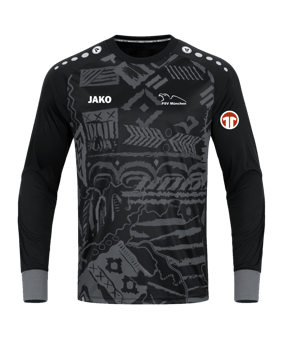 JAKO Tropicana Torwarttrikot Schwarz Grau F801