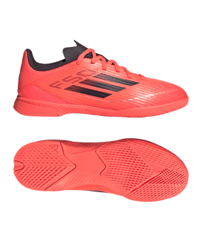 adidas F50 League IN Kids Vivid Horizon Pink Schwarz - rosa