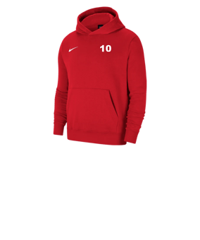 Nike Park 20 Fleece Hoody Kids Rot Weiss F657