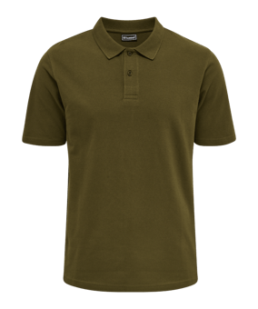 Hummel hmlRED Stretch Poloshirt Grün F6086 - gruen
