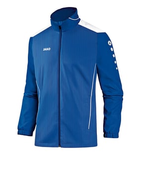JAKO Cup Präsentationsjacke Kids Blau Weiss F04 - blau