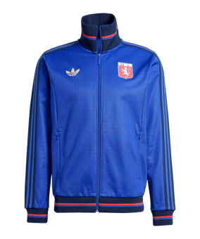 adidas Olympique Lyon 75 TT Trainingsjacke Blau - blau
