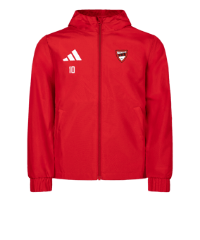 adidas Entrada 26 All Weather Jacke Rot